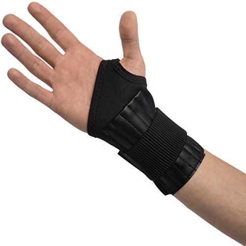 Decade 34436 Single Tension Spiral Stay Wrist Support Right Hand, Hand, Black, Small - Thumbnail 4