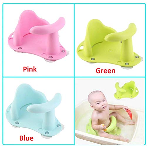 LQT Ltd New Baby Bath Tub Ring Seat Infant Child Toddler Kids Anti Slip Safety Comfortable Bath Chair - Thumbnail 6