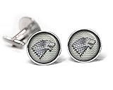 Game of Thrones Cufflinks, Stark Tie Clip, Dire Wolf Jewelry, Game of Thrones Wedding Party Gifts, Groomsmen Gift