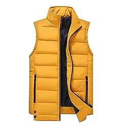 LISTHA Vest Jacket Mens Autumn Winter Coat Padded