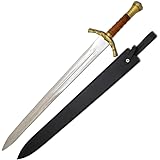 Medieval Warrior Fantasy Swords Comes with Black Leather Sheath