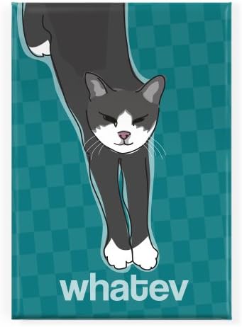 Pop Doggie Whatever Funny Cat Fridge Magnet