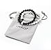 CHOKER Distant Bracelets Couples Black Matte Agate & White Howlite 8mm Beads Bracelet His Hers Relationship Friendship Gift