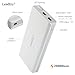 Power Bank Leadtry 20000mah External Battery with Powerful Dual USB Port Portable Charger Backup Pack Build in Flash Light for Iphone 6s 6 Plus, Ipad and Samsung Smart Phone, Tablet Pcs (White)