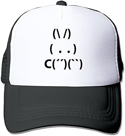 NONGFU Emotion Icon Bunny Big Foam Mesh Truck Cap Mesh Back Adjustable Cap