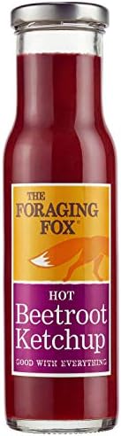 The Foraging Fox Hot Beetroot Ketchup, 9 Ounce