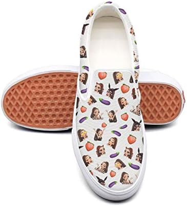 Uxsqjkndx Ariana-Grande-Emoji- Unique Slipon Sneakers Canvas Shoes
