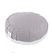 OMMETTA Waterproof Meditation Cushion – Natural and Organic Filled Yoga Pillow with Removable Machine Washable Anti-UV Cover [7 Colors – Round, Crescent] (Round Cover Only – Gray, Round Cover Only)thumb 3