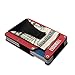LYOOmaLL Minimalist Wallet with Money Clip Aluminum Credit Card Holder Slim Front Pocket RFID Blocking