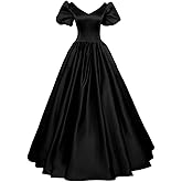 Satin Antique Ballgown Dress for Women Plus Size Victorian Regency Era Ball Gown