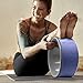 ATIVAFIT 13″Yoga Wheel Exercise Wheel Prop for Release Chest and Shoulders Back Wheel Durable Dharma Yoga Wheel for Stretching and Improving Yoga Poses Yoga Roller Wheel 13 x 5 inch Blue & Greythumb 4