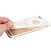 iPhone 6 Case, iPhone 6S Case, JAHOLAN TPU Silicone Gel Soft Clear Case Cover for iPhone 6 6S - White Tribal Mandala
