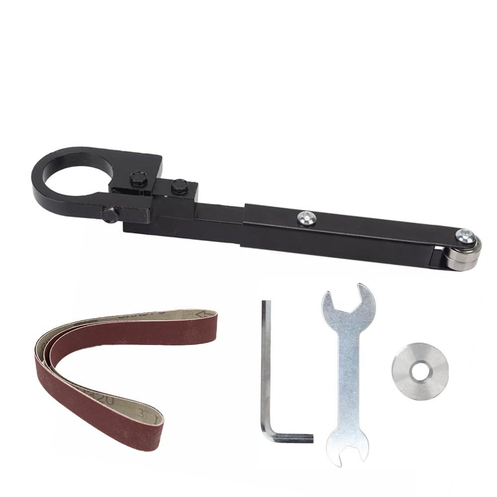 Sarini Angle Grinder Conversion Tool, Belt Sander Adapter, Model CP080228, For Angle Grinders 100 125, Includes 1 Set
