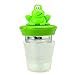 Joie Ribbit Floating Tea Cup Infuser, Steep and Strain Loose Leaf Tea, Securely Floats on Water in Mug, Cute Frog Design, Stainless Steel, BPA-Free