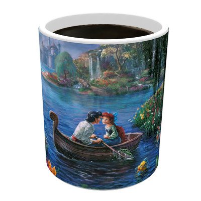 Morphing Mugs Disney - The Little Mermaid - Kiss the Girl - Thomas Kinkade - On…
