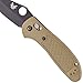 Benchmade Griptilian 550HG Knife, Sheepsfoot Blade, Plain Edge, Coated Finish, Sand Handle