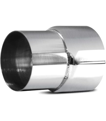 Stainless Steel Exhaust Pipe Reducer – 2.5" OD To 2.75" OD, Universal Fit