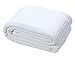 HILLFAIR 100% Combed Cotton Blanket– Queen Bed Blanket– Soft Cozy Warm Multipurpose Throws for Luxury Home Decor– 90 x 90 inch Queen Size Cotton Blankets for Beds- Bed Blankets for All Season- White