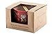 Happy Sales HSRB-LCRD, Japanese Ramen Udon Noodle Bowl with Chopsticks Gift Set, Red Lucky Cat