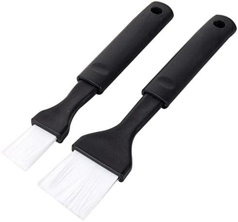 GneatFun 2 Pcs Silicone Basting Pastry Oil Brush, Baking Brush Utensils Spatula for Grilling, BBQ Meat, Barbecue, Cakes & Pastries,Heat Resistant, Dishwasher Safe, Food Grade
