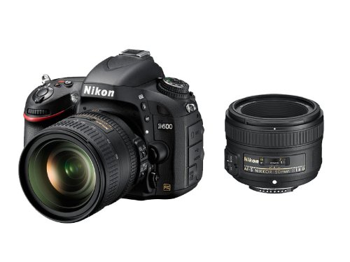 Nikon Digital Single-lens Reflex Camera D600 Double Lens Kit 24-85mm F/3.5-4.5g Ed Vr/50mm F/1.8g Included D600wlk
