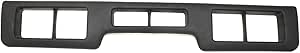 Evan-Fischer Bumper Trim Molding compatible with Ford F-Series 92-97 Front Center Plastic Black XLT Model