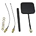 Blomiky FPV Distance Enhanced 5.8Ghz 14dBi High Gain Panel Antenna and 2.4GHz 3dBi Antenna Kit for H ubsan H501S H502S H107D+ H107D JJRC H25G H29G Quadcopter H107 Antenna