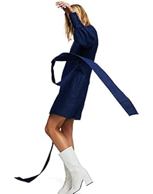 Women's Knot Denim Dress