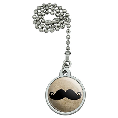 Curly Mustache Ceiling Fan and Light Pull Chain