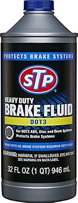 STP Heavy Duty Brake Fluid for DOT 3, 32 Fl Oz, Pack of 1, 18668