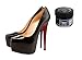 Woly Black Leather Shoe Cream Polish. Renews Color & Conditions Designer Leather Shoes, Freshens Color