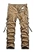 Benibos Men's Cotton Casual Military Army Cargo Camo Combat Work Pants (US:33 / Tag Asia 34, Khaki)
