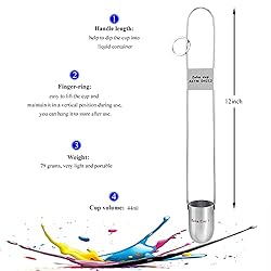 Magsoar Zahn Cup Immersion Viscosity Cup, Dip Type