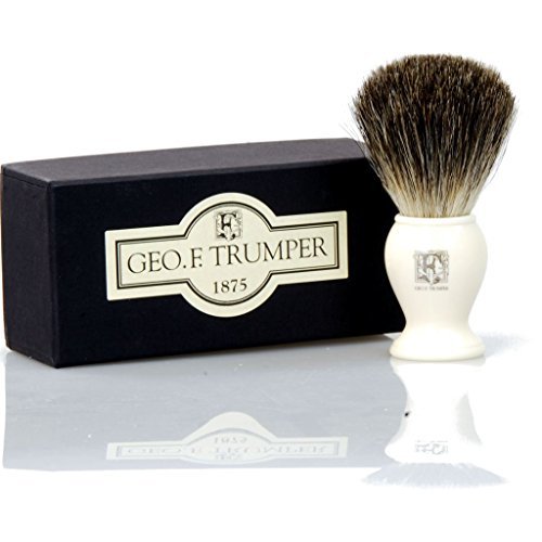Geo F Trumper Imitation Ivory Pure Badger Bristle Shaving Brush by Geo F. Trumper