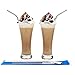 Stainless Steel Straws for 30 oz Tumbler Complete Bundle - Metal Straws for Yeti / Rtic / Ozark - 6 Extra Long Reusable Stainless Steel Straws + 2 Brushes + 1 Storage Pouch for the Metal Straws