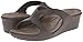crocs Women's Sanrah Wedge Sandal, Espresso/Walnut, 7 M US