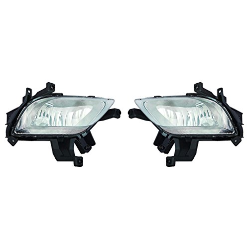 KIA Forte Sedan/Forte 5 LX / EX Model 2014-2016 Foglight Assembly Driver Left and Passenger Right Side Pair (NSF Certified) KI2592133, KI2593133