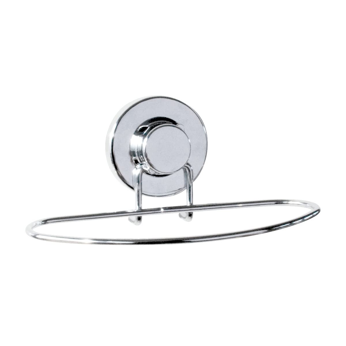 Gelco 707489 Suction Towel Holder Ring - Chrome-Plated Metal/Chrome ABS, 10.5 x 20.5 x 15 cm