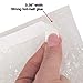 Amiff Shipping Bubble Bag, 4 x 7.5 Inches. 25 Pack Clear Bags for Packaging. Self Seal Bubble Pouches for Packing. Waterproof Polyethylene Storage Moving Bags. Packing Materials for Fragile Items