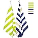 Your Choice Set of 2 Pack Microfiber Towel Quick Dry Towel Extra Large 67x35, Large 60x30 for Beach, Travel, Swim, Pool, Camping, Outdoors and Sports Towel (2PCS-Khaki/Green, Extra Large(67x35))