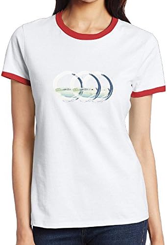 Xianshime Creative Character PrintingA Woman's Short Sleeve T-shirt,made Of 100% Cotton