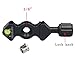 Quick Release Clamp with Arca-Swiss for Tripod Head Mini Fish Bone Style, with 3/8-inch Screw Hole and 1/4-inch Adapter Screw