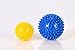 TriPrime Myofascial Release Massage Ball set - 2 Spiky Balls - Physical Therapy, Foot Massager & Plantar Fasciitis with Deep Tissue Trigger Point Lacrosse Ball Roller - INCLUDES FREE Ebook