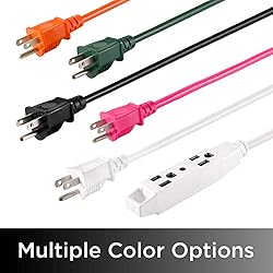 UltraPro 15 Ft Outdoor Extension Cord 3 Outlet