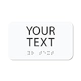 ALPHA DOG ADA SIGNS - Custom Sign with Braille for