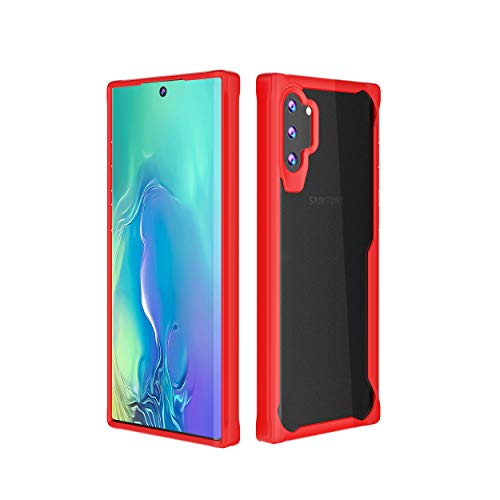 DAMONDY for Galaxy Note 10 5G Case,3D Clear Ultra Thin Slim Fit Super Clear Shockproof Anti Scratch Protective Soft Tough Bumper Back Phone Case Cover for Samsung Galaxy Note 10 Note10 5G-red