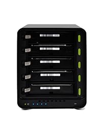 Array de 5 unidades de almacenamiento conectado directo (DAS) Drobo con puerto USB 3.0, tipo C