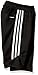 adidas Youth Soccer Tiro 17 3/4 Pants, Black/White, Medium
