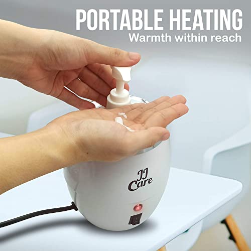 JJ CARE Lotion Warmer and Massage Oil Warmer includes 300ml Pump Bottle