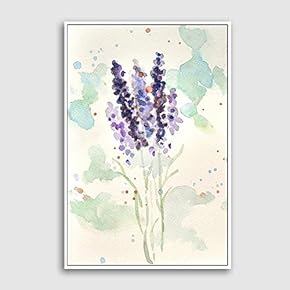 Framed Home Artwork Watercolor Painting for Living Room Bedroom